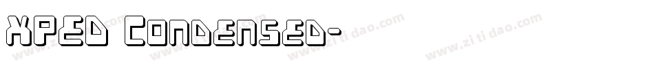 XPED Condensed字体转换